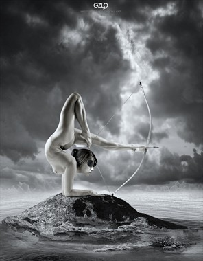 Archer Artistic Nude Photo by Artist GonZaLo Villar