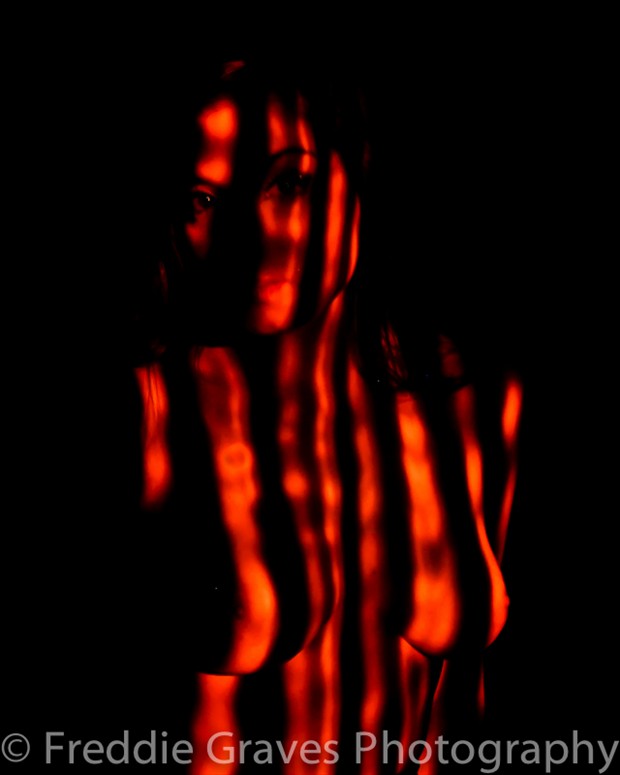 Ariel Shredded Artistic Nude Photo by Artist Freddie Graves