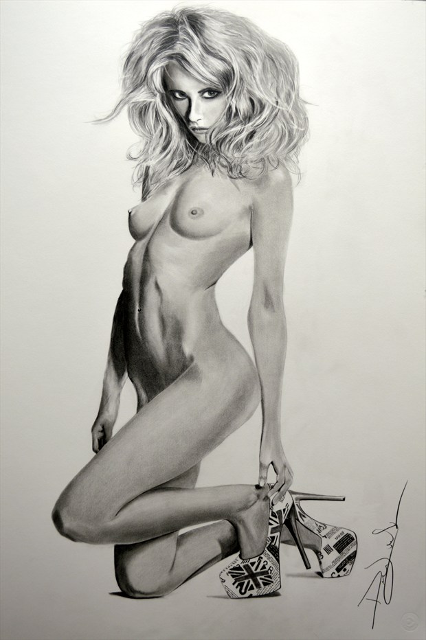 Arielle Artistic Nude Artwork by Artist DML ART