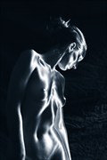 Artist Model Study Solarized Artistic Nude Photo by Photographer Mark Bigelow