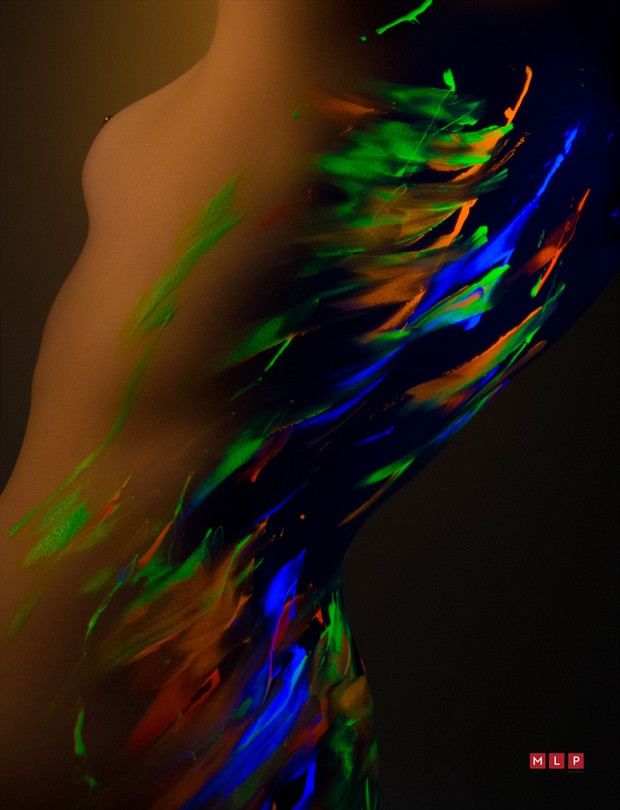 Artistic Nude Abstract Photo by Model Aemilia