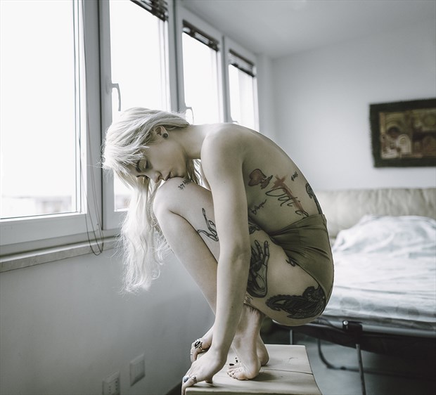 Artistic Nude Alternative Model Artwork by Photographer Donatas Zazirskas
