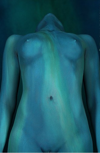 Artistic Nude Body Painting Artwork by Model AgA Wi