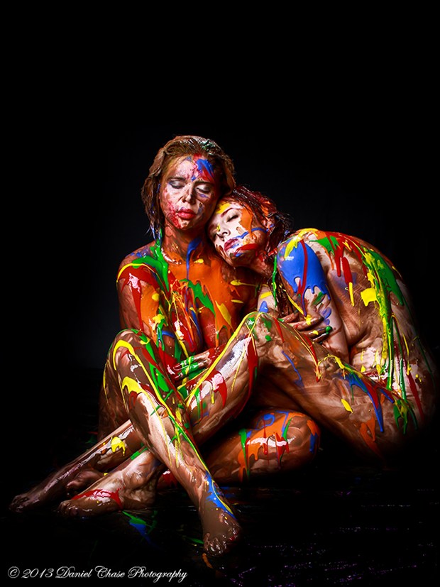 Artistic Nude Body Painting Artwork by Model LoveInfinity