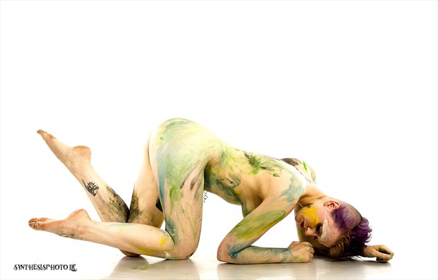 Artistic Nude Body Painting Photo by Model Jennuh Jabberwock