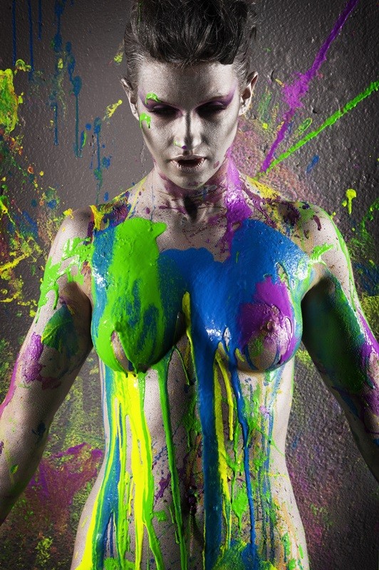 Artistic Nude Body Painting Photo by Photographer AJ Kahn