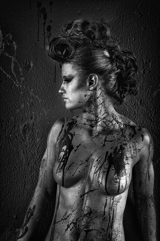 Artistic Nude Body Painting Photo by Photographer AJ Kahn
