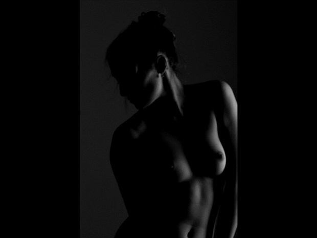 Artistic Nude Chiaroscuro Photo by Model Eleanor Kathryn