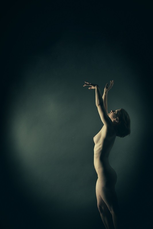 Artistic Nude Chiaroscuro Photo by Photographer AJ Kahn