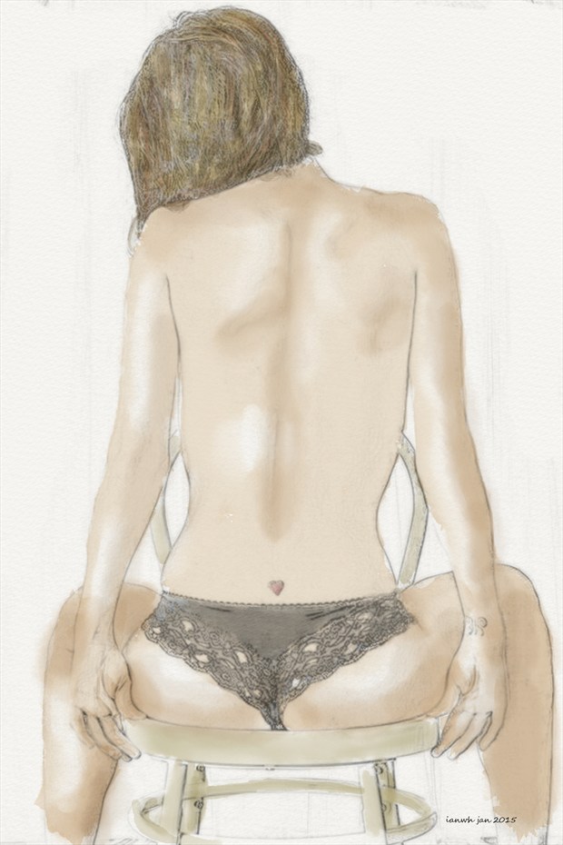 Artistic Nude Digital Artwork by Artist ianwh