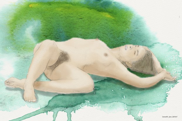 Artistic Nude Digital Artwork by Artist ianwh