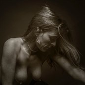 Artistic Nude Expressive Portrait Artwork by Model Hblake