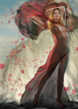 Artistic Nude Fantasy Artwork by Model Ella Rose Muse
