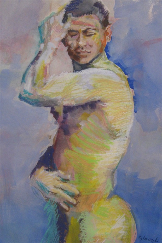 Artistic Nude Figure Study Artwork by Artist paulryb