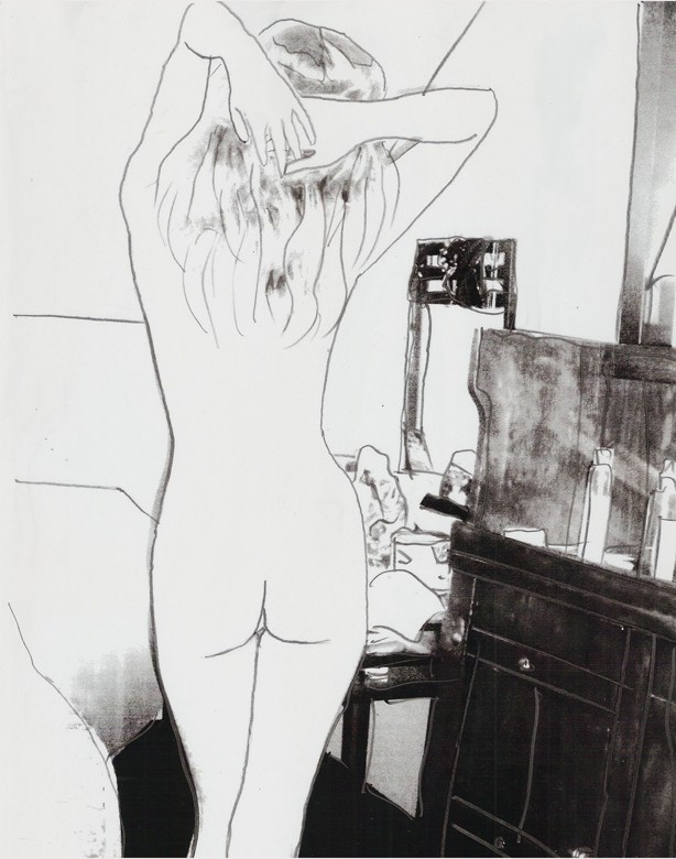 Artistic Nude Figure Study Artwork by Artist ryn0