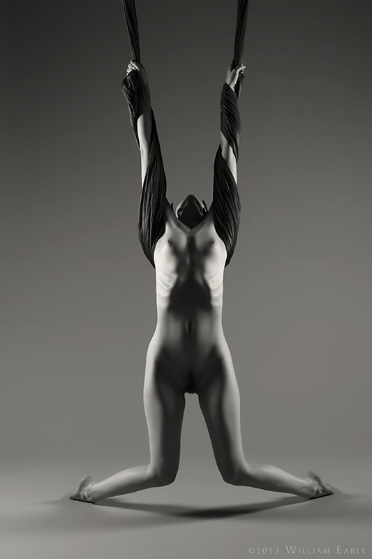Artistic Nude Figure Study Photo by Model Laina V