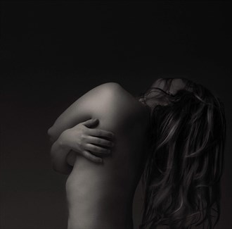 Artistic Nude Implied Nude Artwork by Model Sassy Su