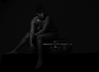 Artistic Nude Implied Nude Photo by Model CJ Lakki