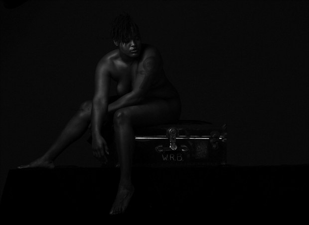Artistic Nude Implied Nude Photo by Model CJ Lakki