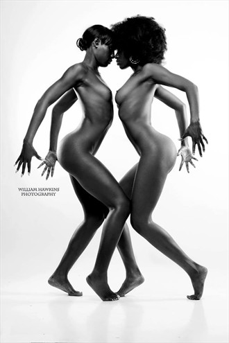 Artistic Nude Lesbian Photo by Model Bronzed.In.Beauty