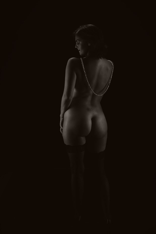 Artistic Nude Lingerie Artwork by Model Helen Troy
