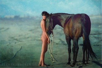 Artistic Nude Nature Photo by Model Amadea