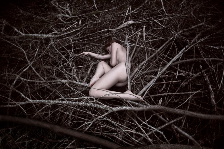 Artistic Nude Nature Photo by Model Astrid Von Winter
