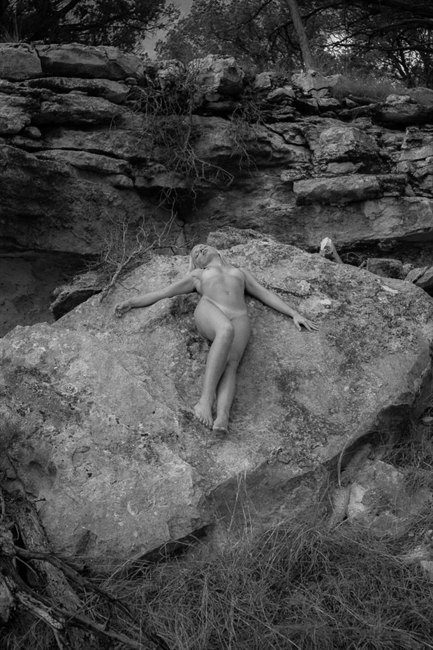 Artistic Nude Nature Photo by Model Elizabeth Gandy