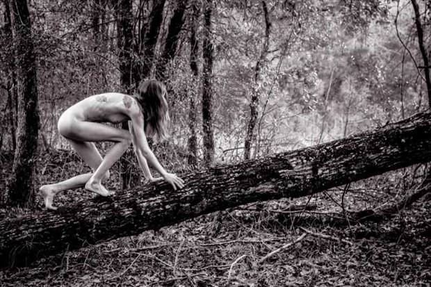 Artistic Nude Nature Photo by Model Helen Hellfire