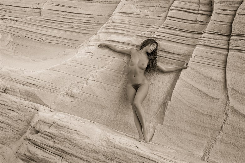 Artistic Nude Nature Photo by Model Monique