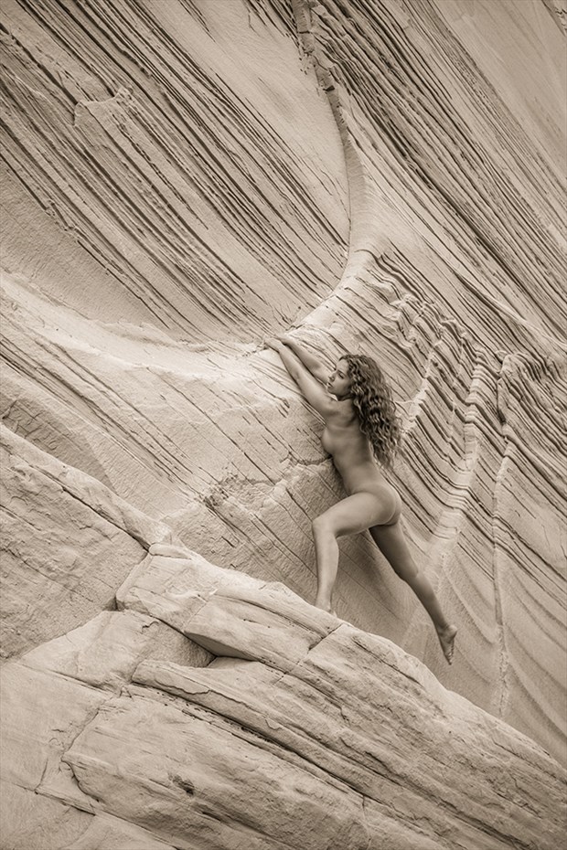 Artistic Nude Nature Photo by Model Monique