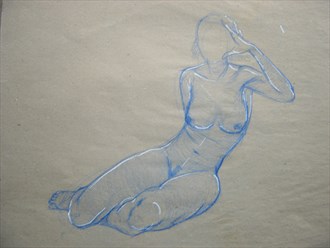 Artistic Nude Painting or Drawing Artwork by Artist Avid
