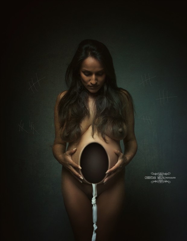 Artistic Nude Photo Manipulation Artwork by Photographer Christian Melfa