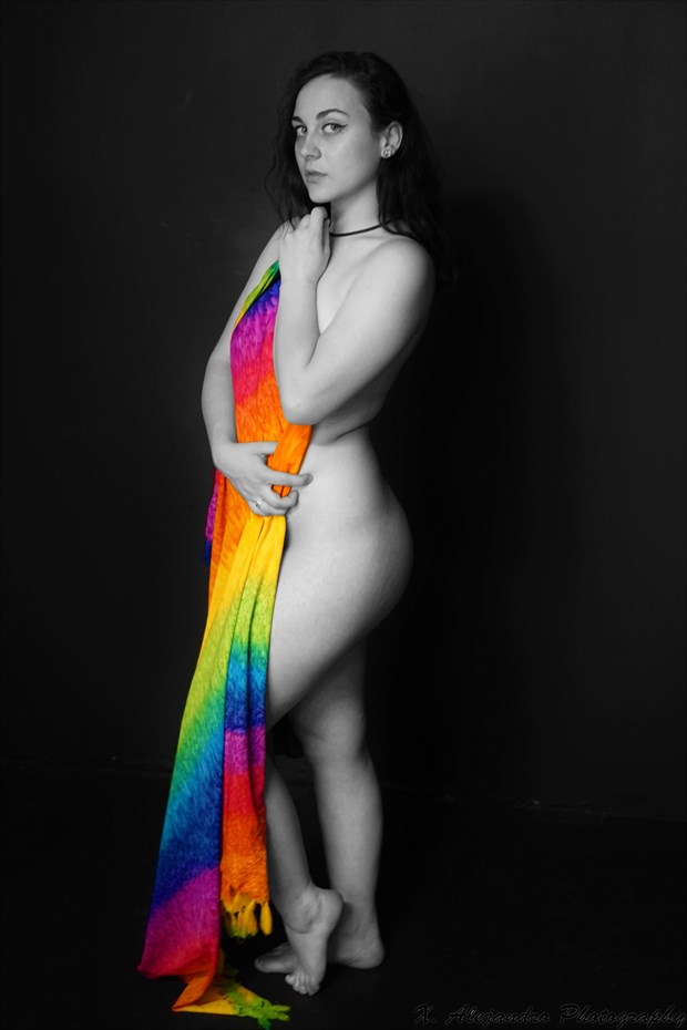 Artistic Nude Pinup Photo by Photographer X. Alejandro Photos