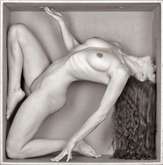 Artistic Nude Silhouette Artwork by Model Joy Draiki