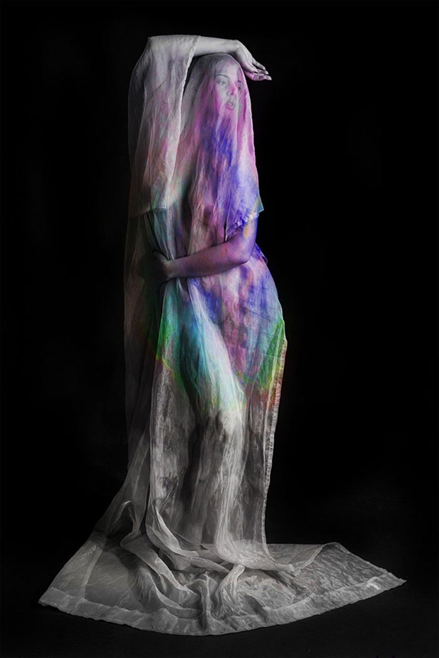 Artistic Nude Silhouette Artwork by Model LoveInfinity
