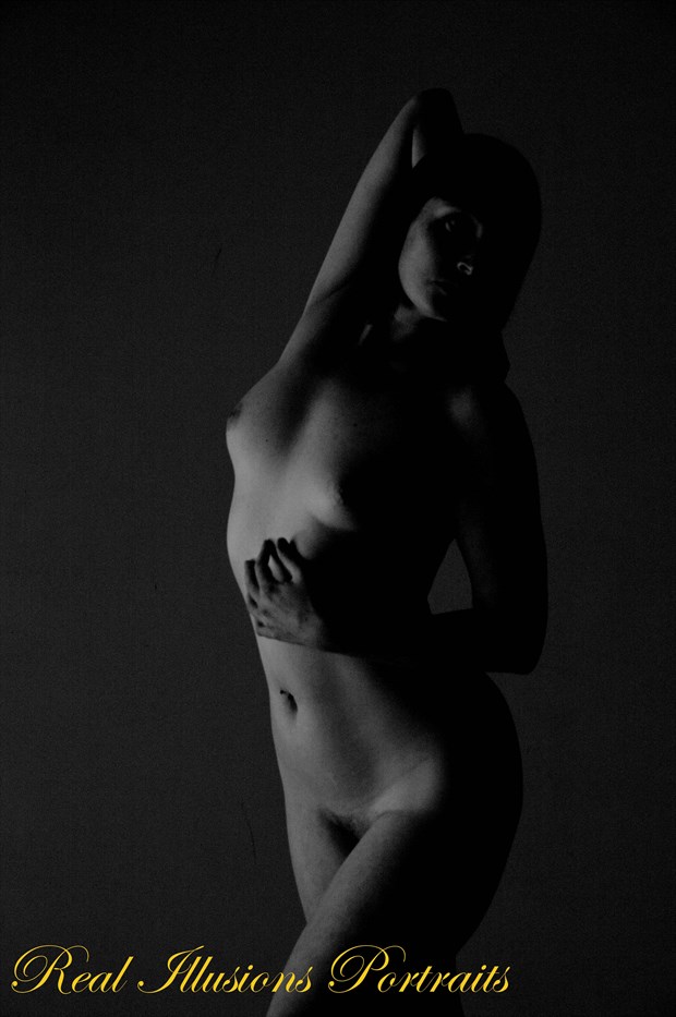 Artistic Nude Silhouette Photo by Model Catherine Monk