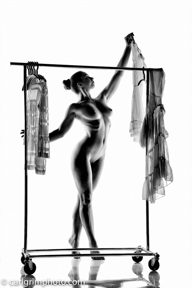 Artistic Nude Silhouette Photo by Model Elle Beth