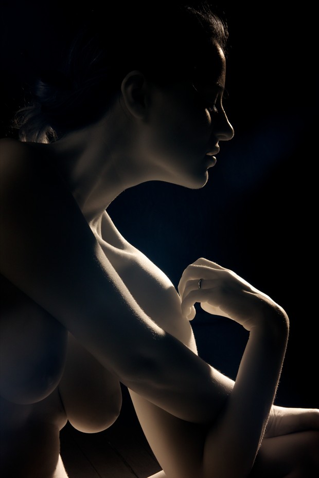 Artistic Nude Silhouette Photo by Model FallenEcho