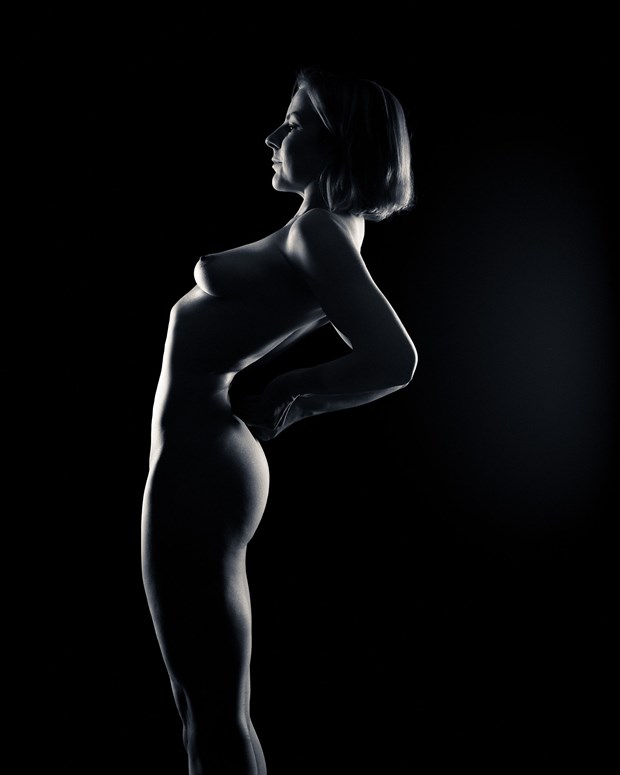 Artistic Nude Silhouette Photo by Model Hallie_Marc
