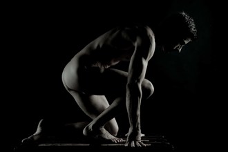 Artistic Nude Silhouette Photo by Model Jacob Dillon