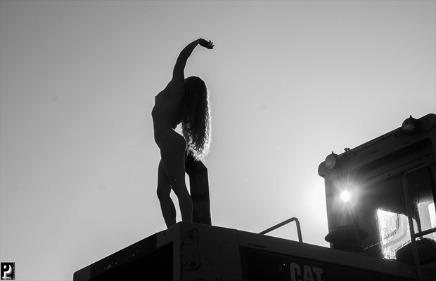 Artistic Nude Silhouette Photo by Model Manzanita
