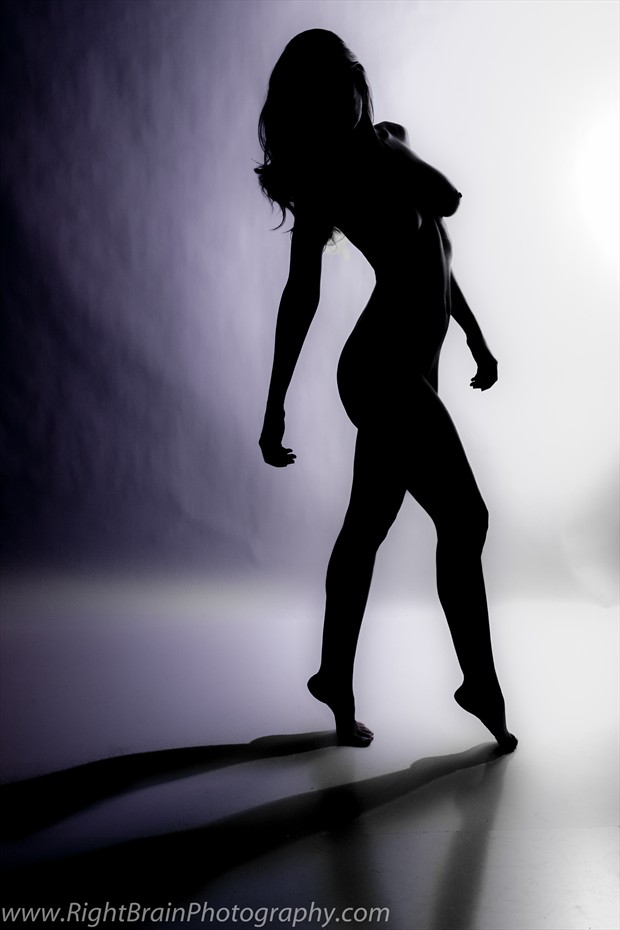 Artistic Nude Silhouette Photo by Photographer Right Brain