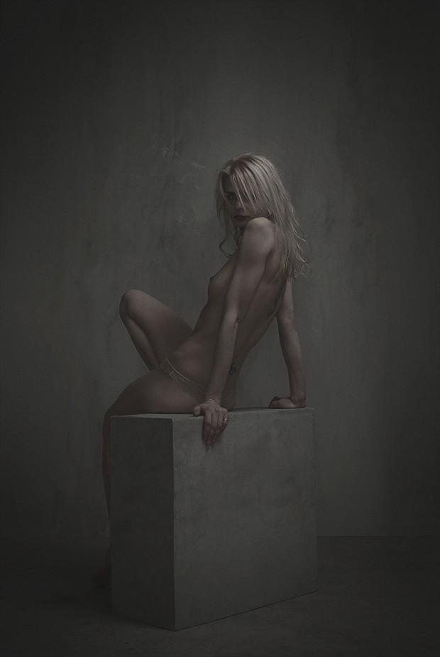 Artistic Nude Studio Lighting Artwork by Model alissa