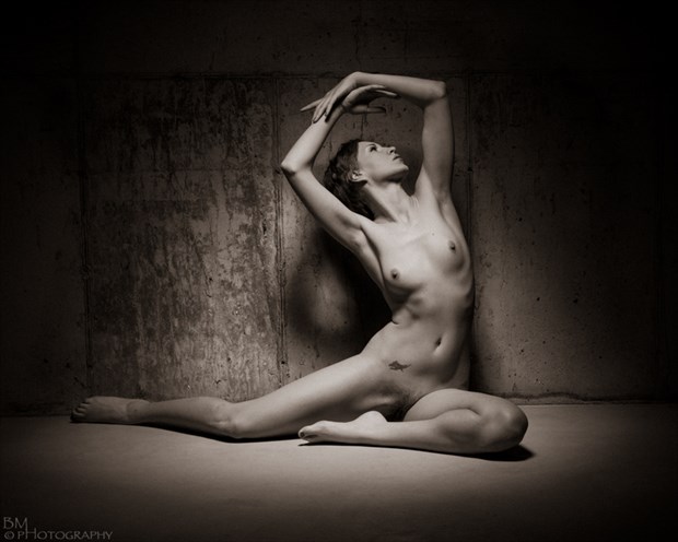 Artistic Nude Studio Lighting Photo by Model Amadea