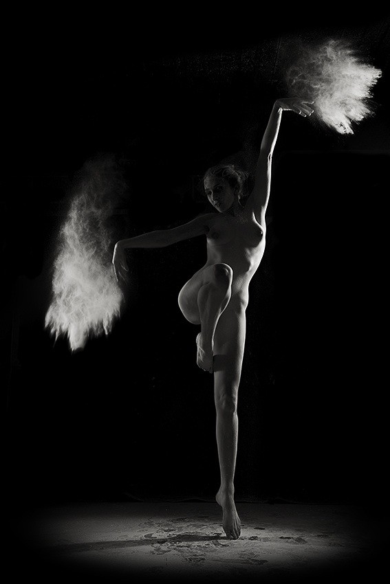 Artistic Nude Studio Lighting Photo by Model Anoush A