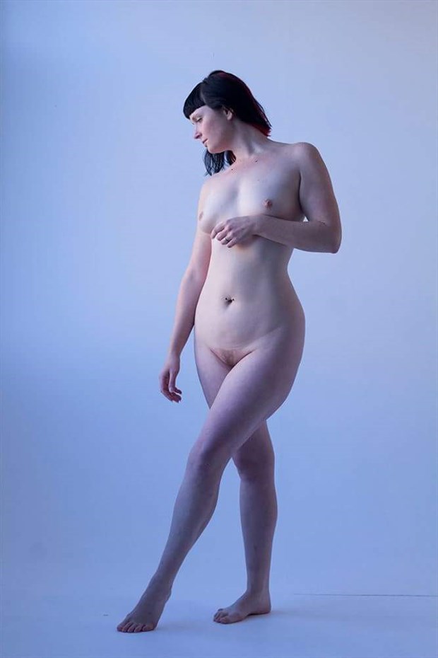 Artistic Nude Studio Lighting Photo by Model Catherine Monk