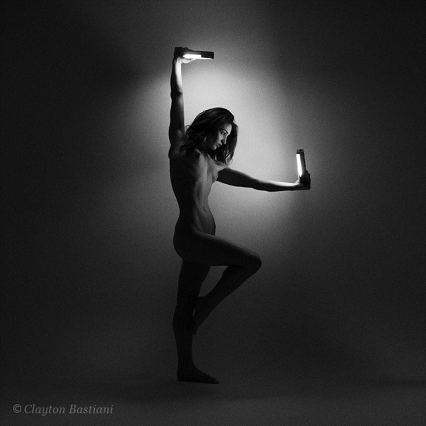 Artistic Nude Studio Lighting Photo by Model MISCHKAH
