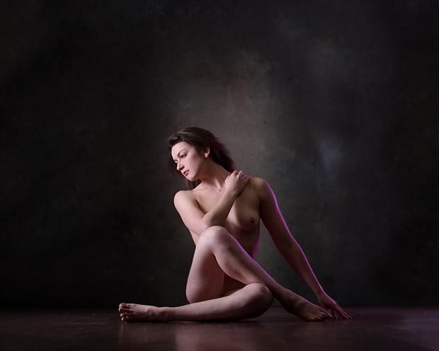 Artistic Nude Studio Lighting Photo by Model Madelainee