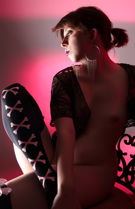 Artistic Nude Studio Lighting Photo by Model Miss Deux